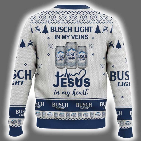 Busch Light Ugly Christmas Sweater 3