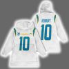 Chargers Justin Herbert 10 Football Blanket Hoodie