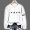 Charlie Kirk Freedom American Flag Print Sweatshirt 2