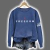 Charlie Kirk Freedom American Flag Print Sweatshirt 4