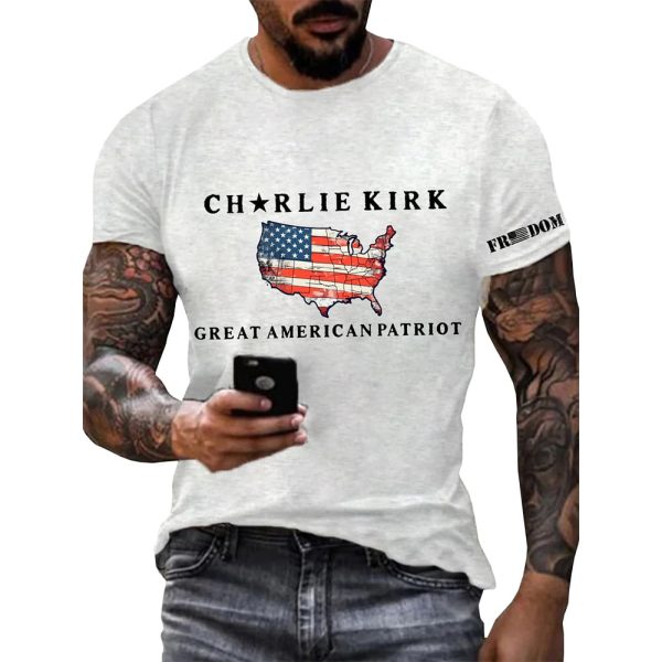 Charlie Kirk Freedom Great American Patriot Shirt