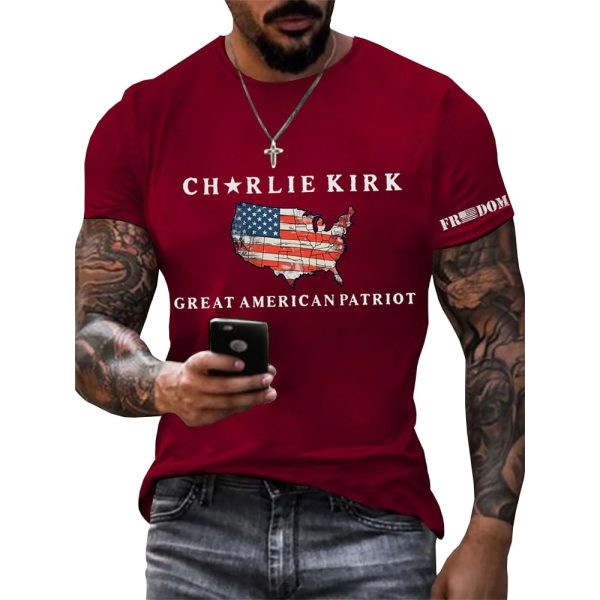 Charlie Kirk Freedom Great American Patriot Shirt