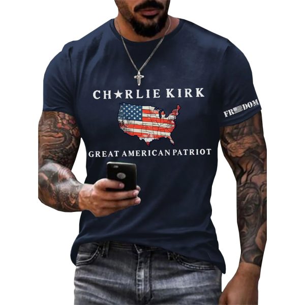 Charlie Kirk Freedom Great American Patriot Shirt