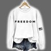 Charlie Kirk Freedom Printed Sweatshirt