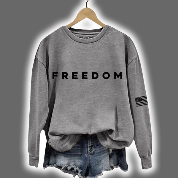 Charlie Kirk Freedom Printed Sweatshirt 4