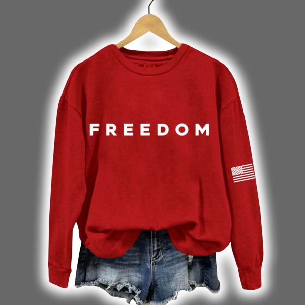 Charlie Kirk Freedom Printed Sweatshirt 5