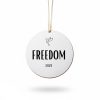 Charlie Kirk Freedom RIP 2025 Christmas Ornament