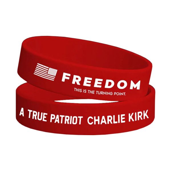 Charlie Kirk Freedom This is The Turning Point Bracelet Wristband 2