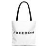 Charlie Kirk Freedom Tote Bag