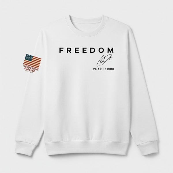Charlie Kirk Freedom Turning Point Forever 1993 2025 Shirt