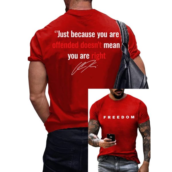 Charlie Kirk Freedom Two Sided Shirt