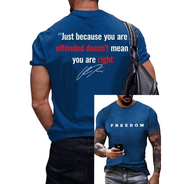 Charlie Kirk Freedom Two Sided Shirt