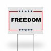 Charlie Kirk Freedom Yard Sign