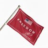 Charlie Kirk Red Freedom Signature Flag