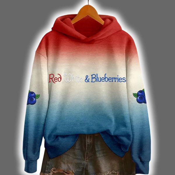 Charlie Kirk Red White & Blueberries Hoodie