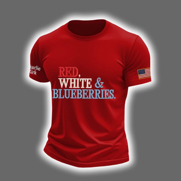 Charlie Kirk Red White & Blueberries Shirt
