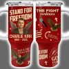 Charlie Kirk Stand For Freedom Turning Point USA Tumbler