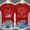 Charlie Kirk This Is The Turning Point In Memory Of Forever In Our Hearts Print T-Shirt