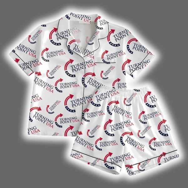Charlie Kirk Turning Point USA Pajamas Set