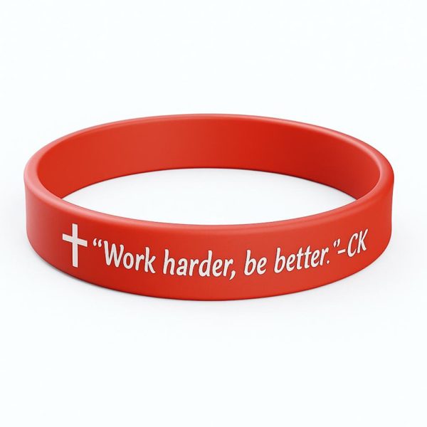 Charlie Kirk Work Harder Be Better Bracelet