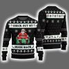 Check Out My Huge Sack Santa Ugly Christmas Sweater 4