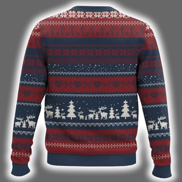 Cholo Claus Mexican Santa Sombrero Feliz Navidad Ugly Christmas Sweater 3