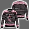 Christmas Flamingo On Naughty List Ugly Sweater