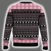 Christmas Flamingo On Naughty List Ugly Sweater 3