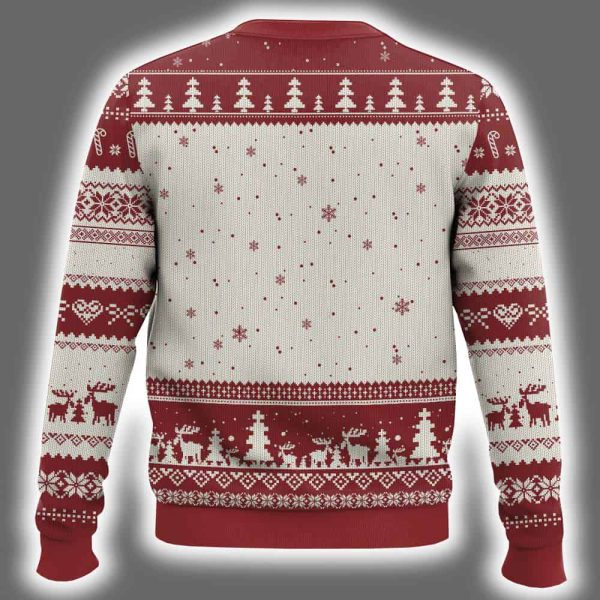 Christmas Tree Cat With Santa Hat Ugly Christmas Sweater 3