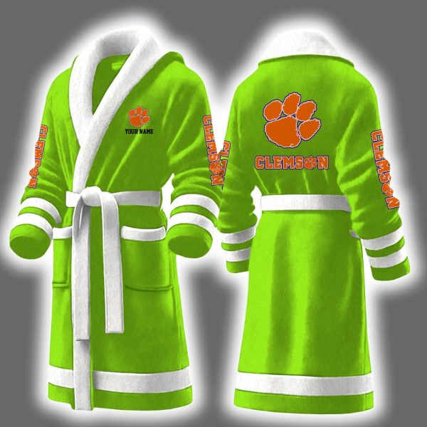 Clemson Football Personalized Bathrobe 5