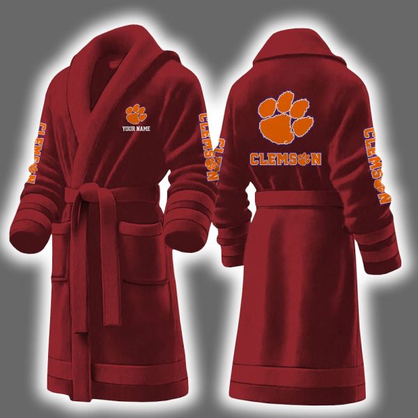 Clemson Football Personalized Bathrobe 6