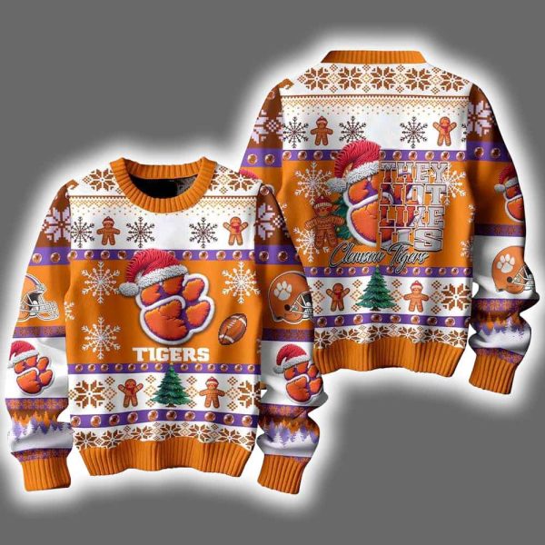 Clemson They Not Like Us Ugly Christmas Sweater