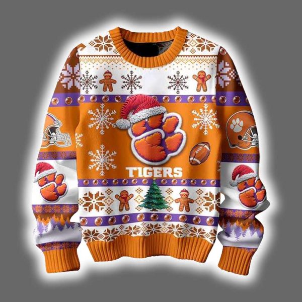 Clemson They Not Like Us Ugly Christmas Sweater 2