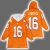 Clemson Trevor Lawrence 16 Football Unisex Blanket Hoodie