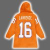 Clemson Trevor Lawrence 16 Football Unisex Blanket Hoodie 3