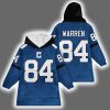 Colts Football Tyler Warren 84 Unisex Blanket Hoodie