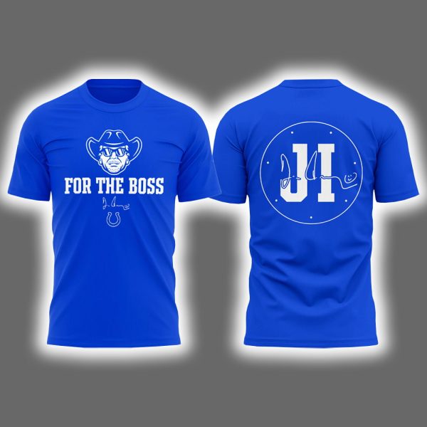 Colts For The Boss In Honor Of Jim Irsay Two-Sided Shirt