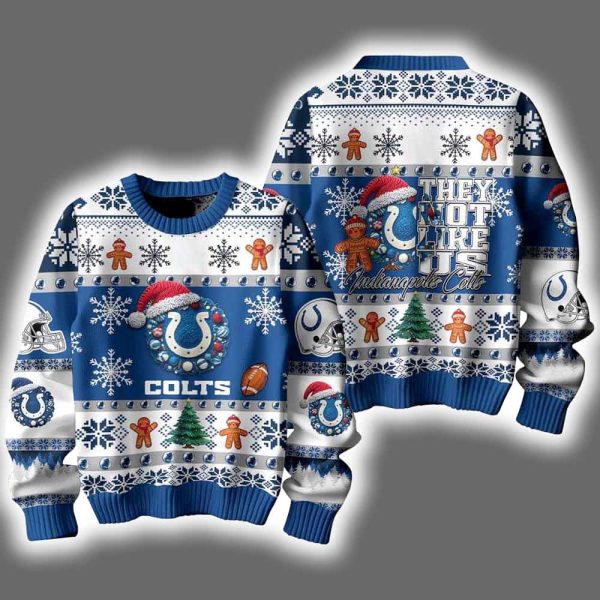 Colts They Not Like Us Ugly Christmas Sweater