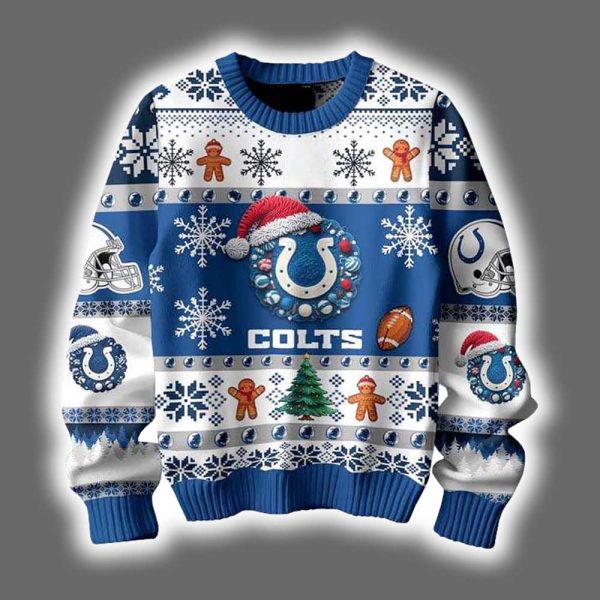 Colts They Not Like Us Ugly Christmas Sweater 2
