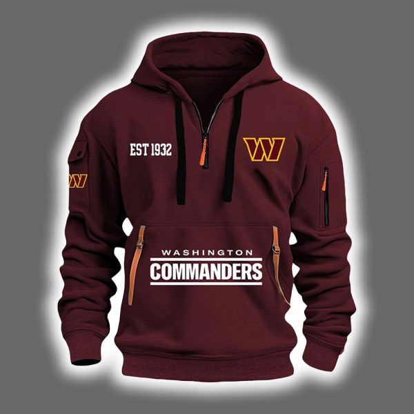 Commanders Est 1932 Quarter Zip Hoodie 2