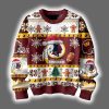 Commanders They Not Like Us Ugly Christmas Sweater 2