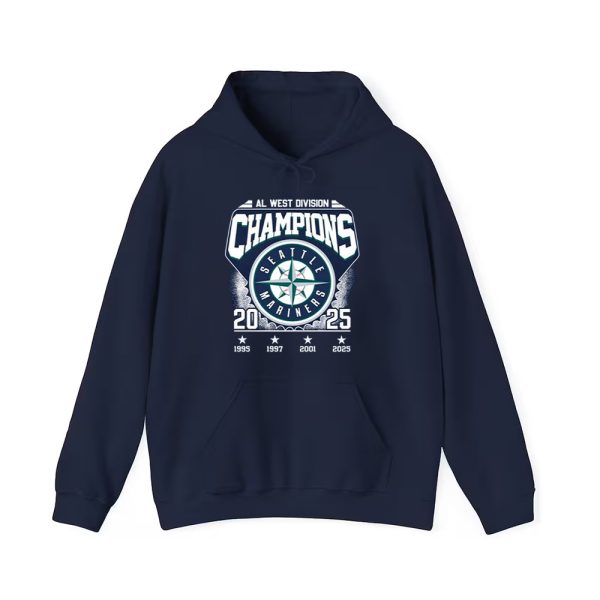 Congrats Mariners 2025 AL West Division Champions Two Sided Shirt 4