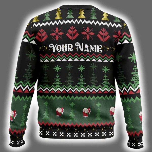 Cool Skateboard Santa Custom Ugly Christmas Sweater 3