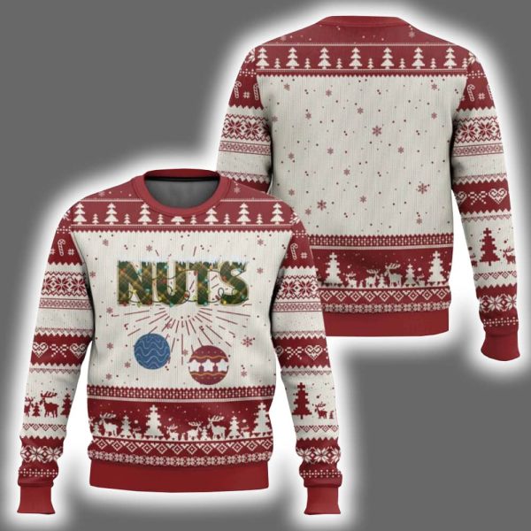 Couples Chestnuts Matching Family Funny Nut Ugly Christmas Sweater