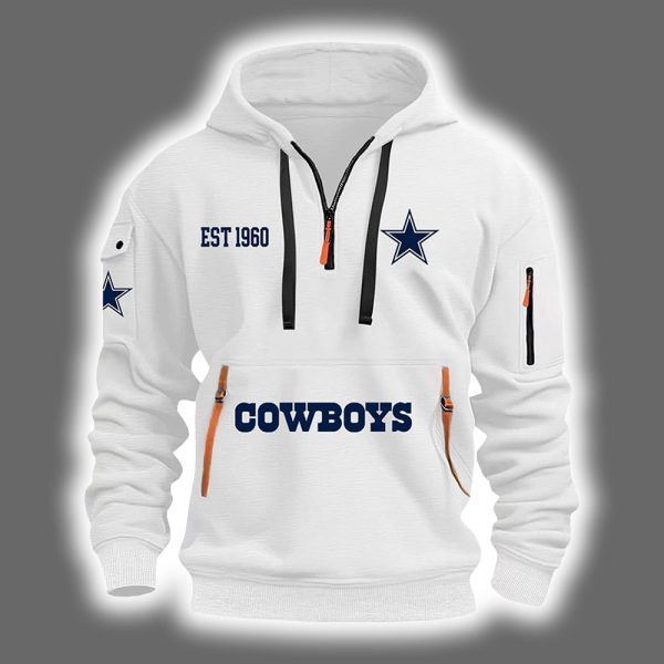 Cowboys Est 1960 Quarter Zip Hoodie 2
