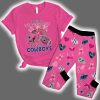 Cowboys In October We Wear Pink And Watch Pajama Set