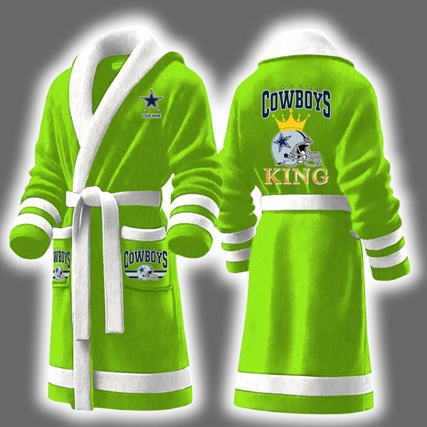Cowboys King Personalized Bathrobe 7