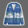Cozy Snowman Ugly Christmas Cardigan