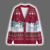 Cozy Snowman Ugly Christmas Cardigan 2 1