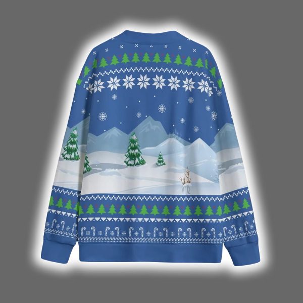 Cozy Snowman Ugly Christmas Cardigan 6 1